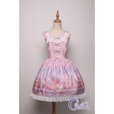 Citanul Kitty's Illusion Pinafore Dress(Pre-Made/Limited)